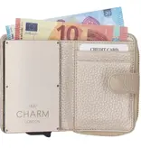 Charm London Charm London Washington pasjeshouder leer RFID - champagne