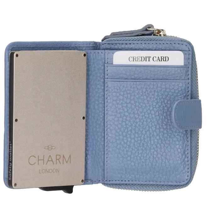 Charm London blauw London Washington pasjeshouder leer RFID - Copy - Copy - Copy