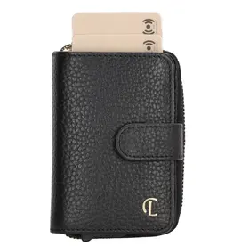 Charm London Charm London Washington pasjeshouder - zwart