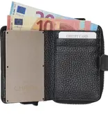 Charm London Charm London Washington pasjeshouder leer RFID - zwart