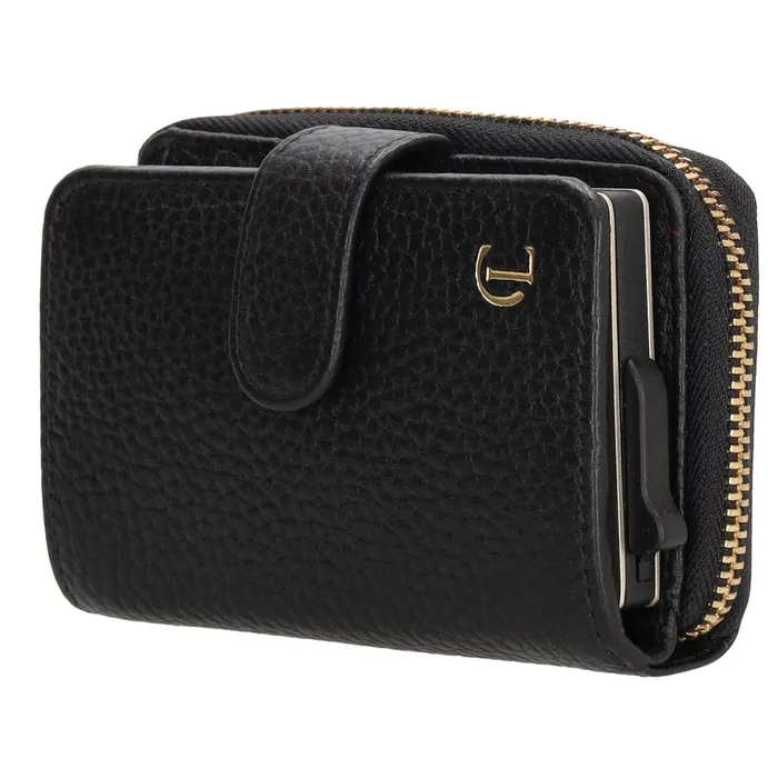 Charm London Charm London Washington pasjeshouder leer RFID - zwart