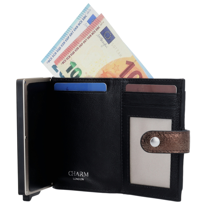Charm London Charm London South Hill safety wallet leer RFID