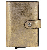 Charm London Charm London South Hill safety wallet leer RFID - goud