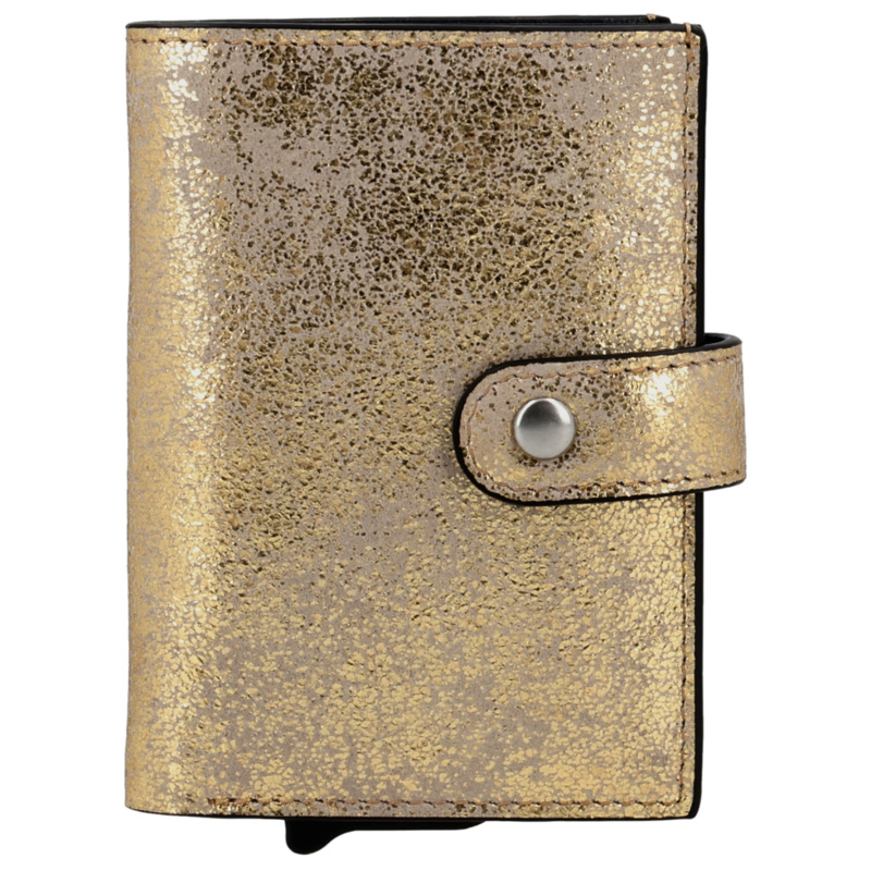 Charm London Charm London South Hill safety wallet leer RFID - goud