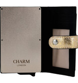 Charm London Charm London South Hill safety wallet leer RFID - goud
