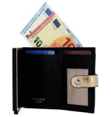 Charm London Charm London South Hill safety wallet leer RFID - goud