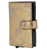 Charm London Charm London South Hill safety wallet leer RFID - goud