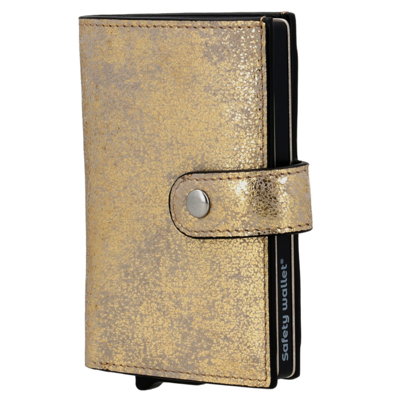 Charm London Charm London South Hill safety wallet leer RFID - goud