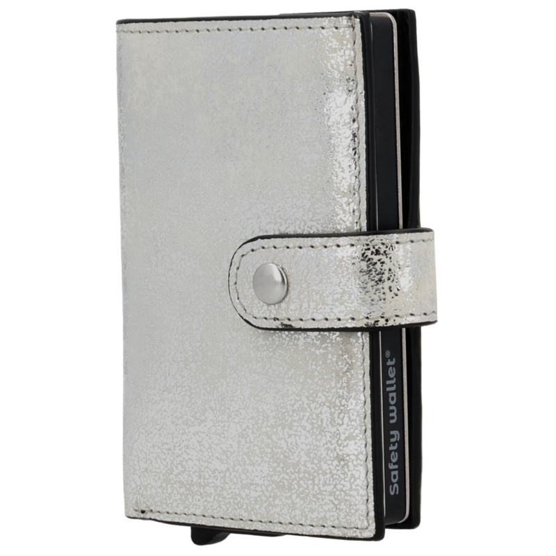 Charm London Charm London South Hill safety wallet leer RFID - zilver