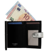 Charm London Charm London South Hill safety wallet leer RFID - zilver