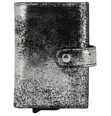 Charm London Charm London South Hill safety wallet leer RFID - zwart/zilver