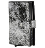 Charm London Charm London South Hill safety wallet leer RFID - zwart/zilver