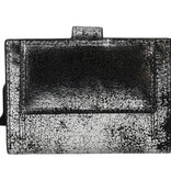 Charm London Charm London South Hill safety wallet leer RFID - zwart/zilver