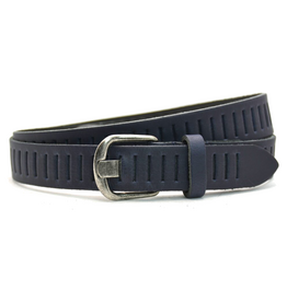 Timbelt Timbelt sleuven riem 3cm - blauw