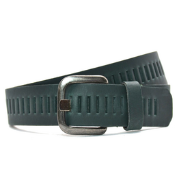 Timbelt Timbelt sleuven riem 4cm - groen