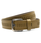 Timbelt Timbelt leren riem 4 cm – verstelbaar zonder gaatjes - taupe