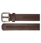 Timbelt Timbelt leren riem 4 cm – verstelbaar zonder gaatjes - bruin