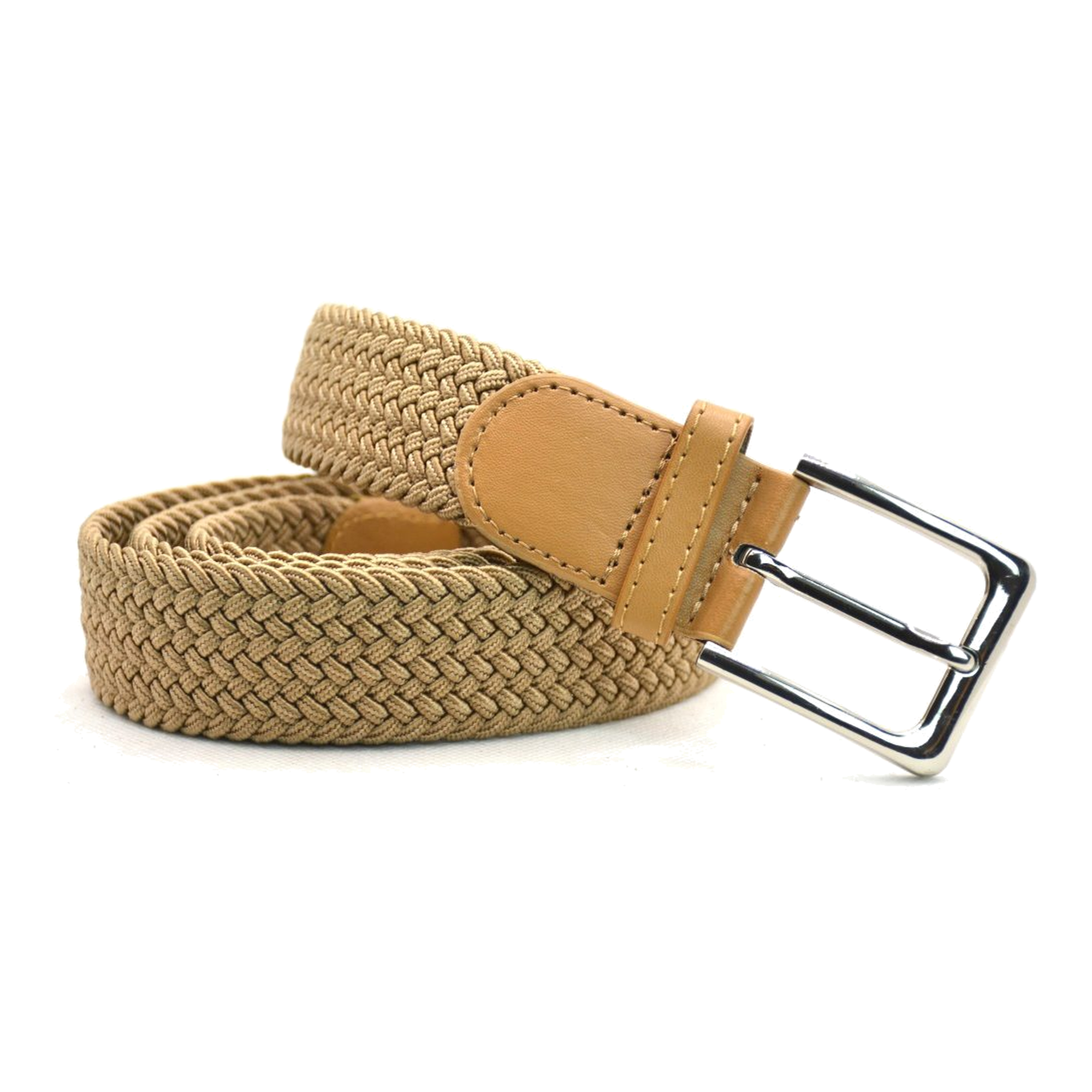 Timbelt Timbelt elastische riem zwart 35 mm – perfect verstelbaar - beige