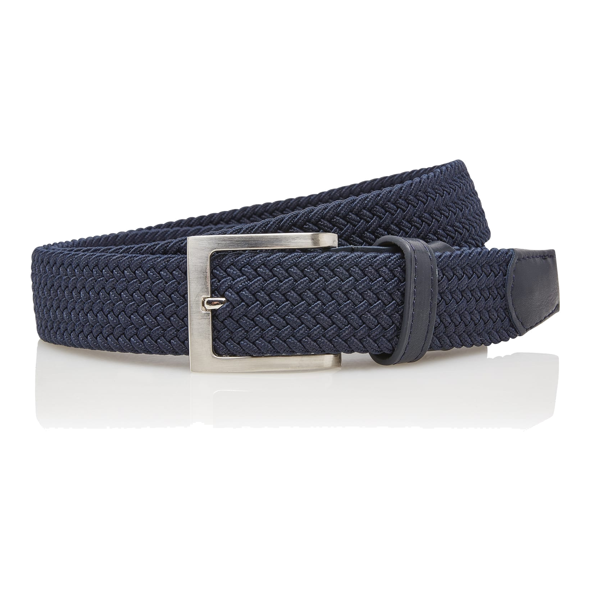 Timbelt Timbelt elastische riem zwart 35 mm – perfect verstelbaar - blauw