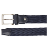 Timbelt Timbelt elastische riem zwart 35 mm – perfect verstelbaar - blauw