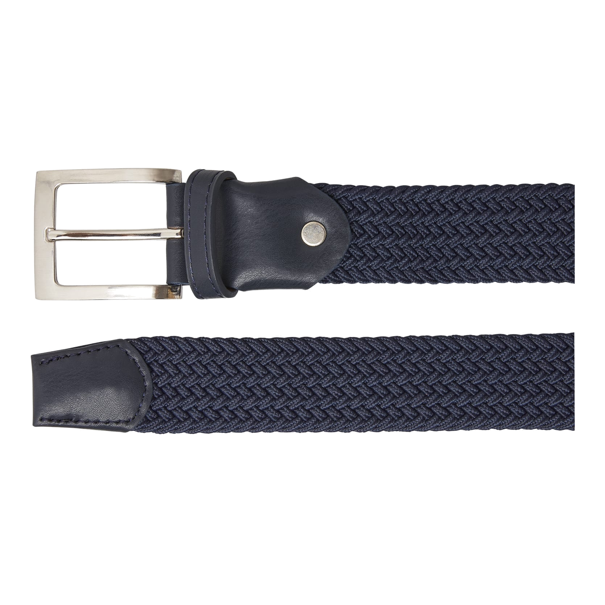 Timbelt Timbelt elastische riem zwart 35 mm – perfect verstelbaar - blauw