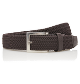 Timbelt Timbelt elastische riem zwart 35 mm – perfect verstelbaar - bruin