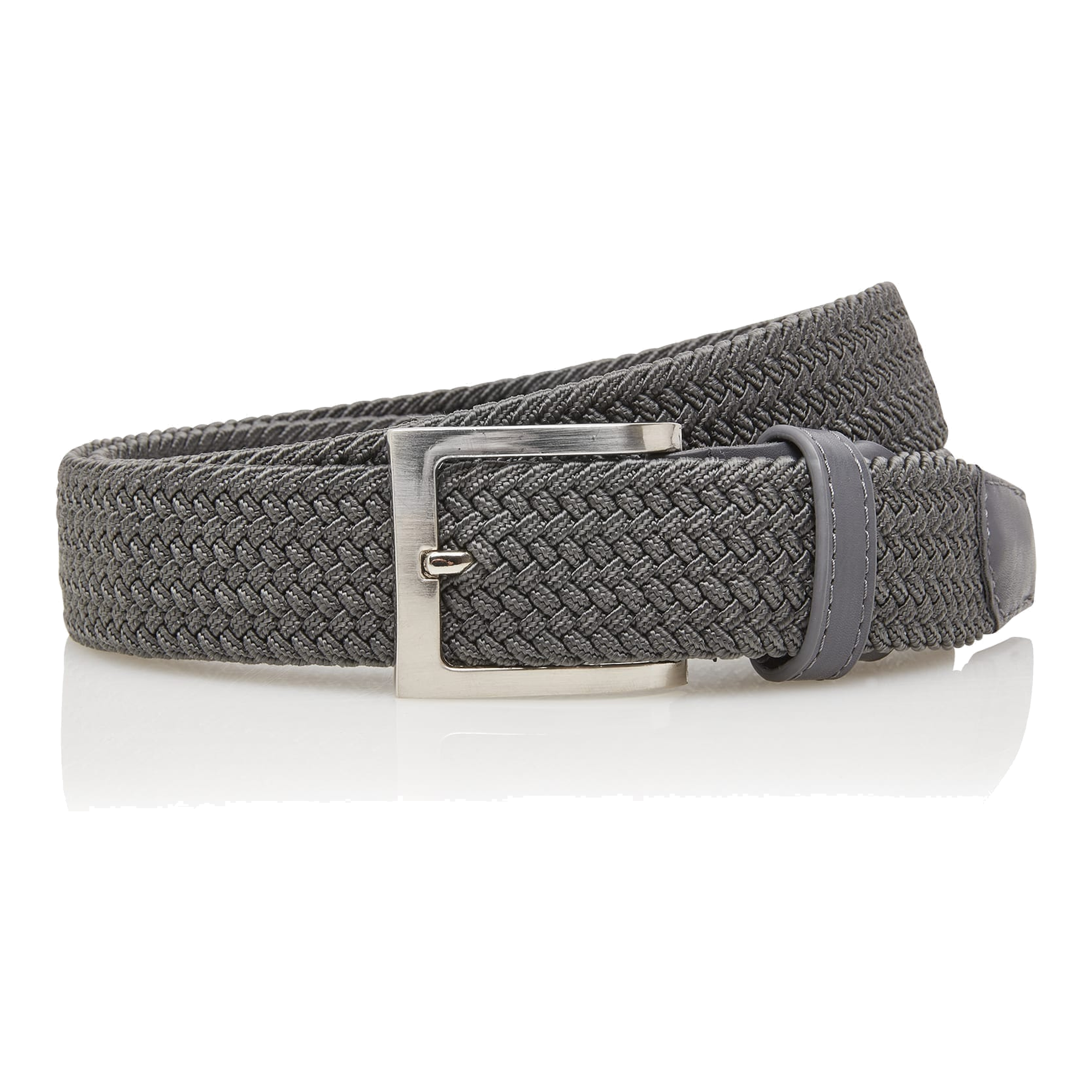 Timbelt Timbelt elastische riem zwart 35 mm – perfect verstelbaar - grijs