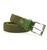 Timbelt Timbelt elastische riem zwart 35 mm – perfect verstelbaar - groen