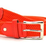 Timbelt Timbelt elastische riem zwart 35 mm – perfect verstelbaar - rood