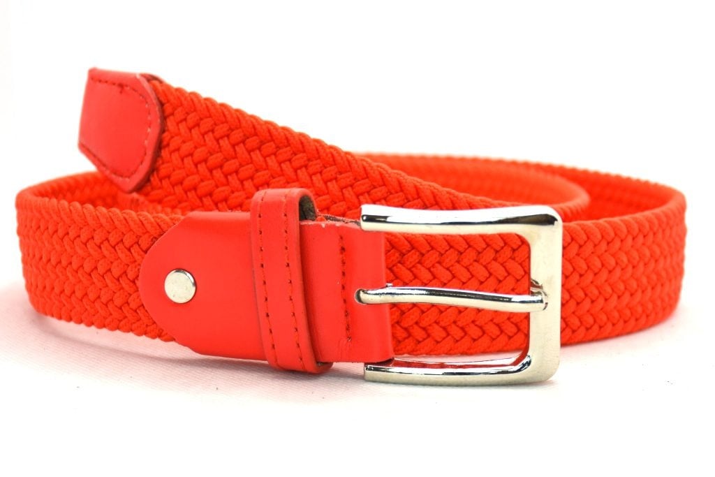 Timbelt Timbelt elastische riem zwart 35 mm – perfect verstelbaar - rood