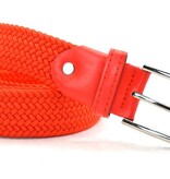 Timbelt Timbelt elastische riem zwart 35 mm – perfect verstelbaar - rood