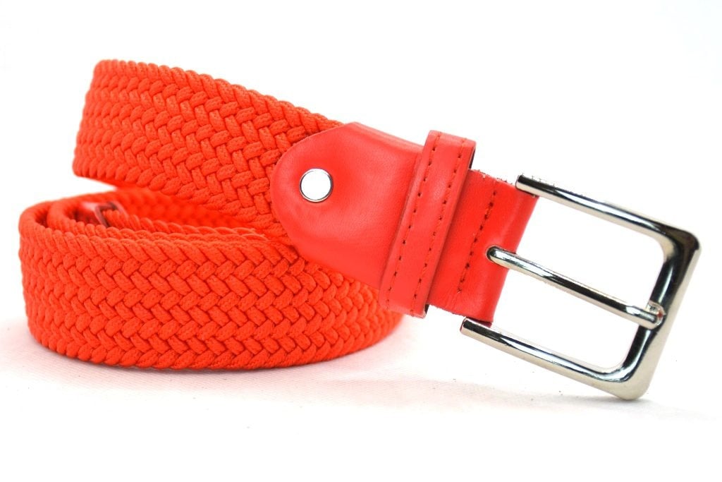 Timbelt Timbelt elastische riem zwart 35 mm – perfect verstelbaar - rood
