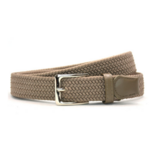 Timbelt Timbelt elastische riem zwart 35 mm – perfect verstelbaar - taupe