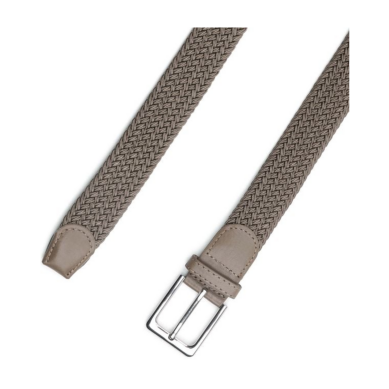 Timbelt Timbelt elastische riem zwart 35 mm – perfect verstelbaar - taupe