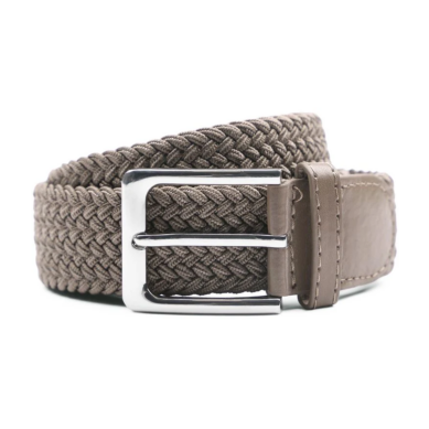 Timbelt Timbelt elastische riem zwart 35 mm – perfect verstelbaar - taupe