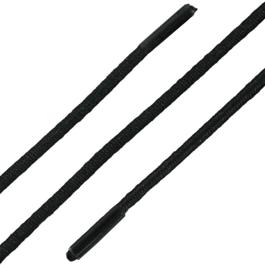 BARTH Ronde elastische veters zwart 65cm | Praktische instapveters