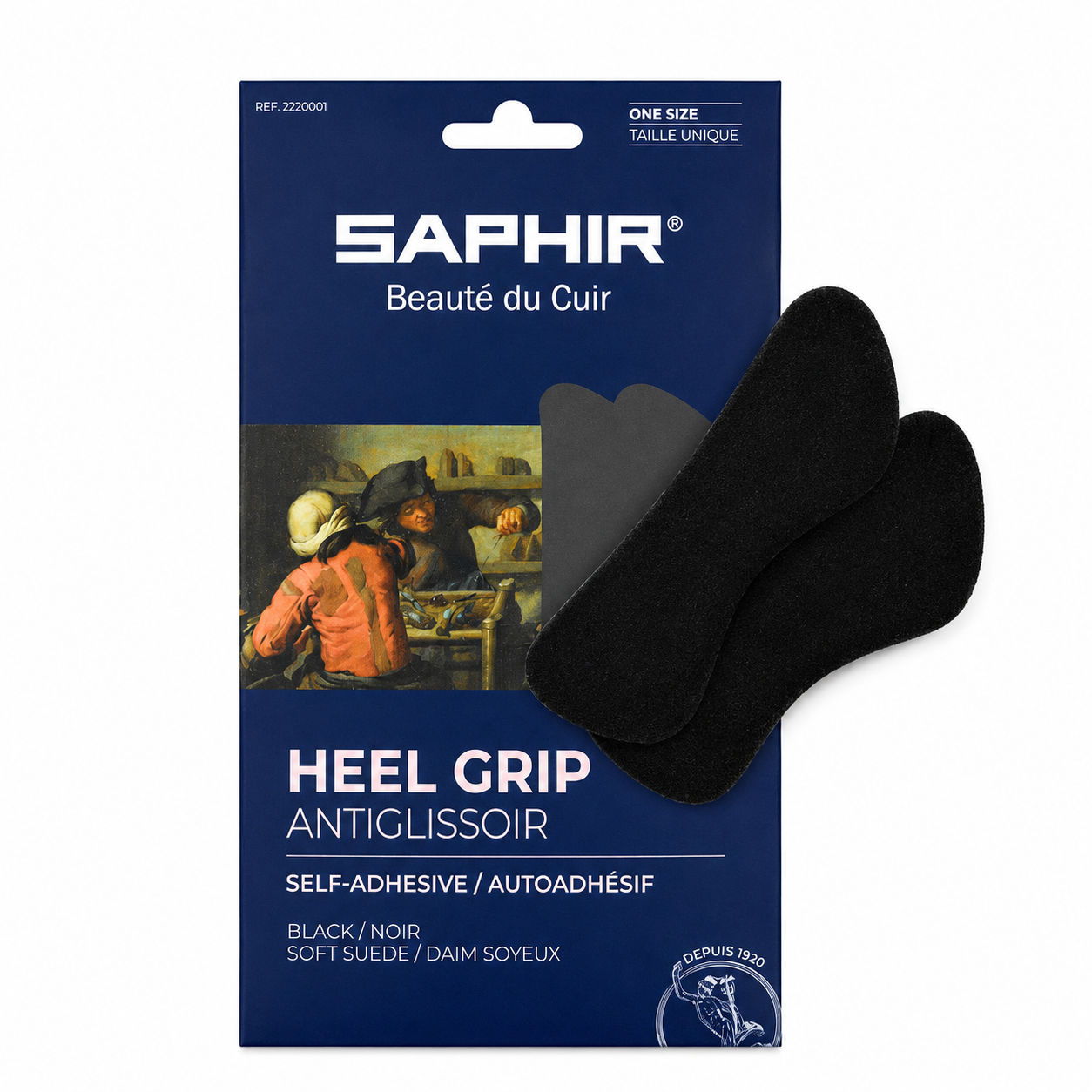 SAPHIR Saphir heel grip - zwarte antislip hieltjes