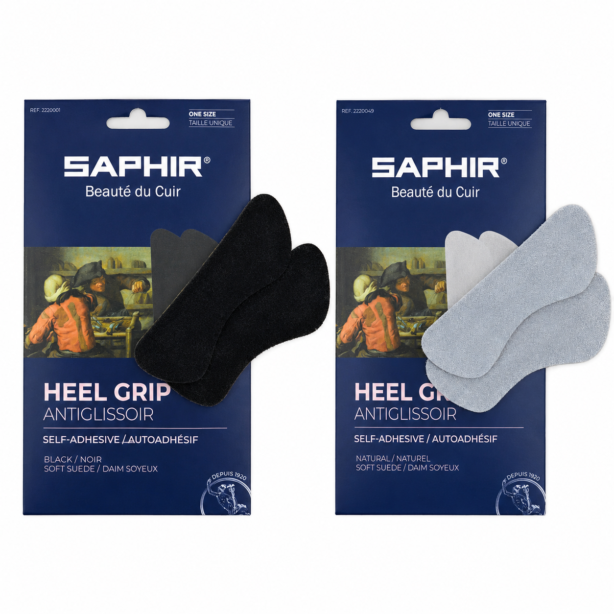 SAPHIR Saphir heel grip - zwarte antislip hieltjes