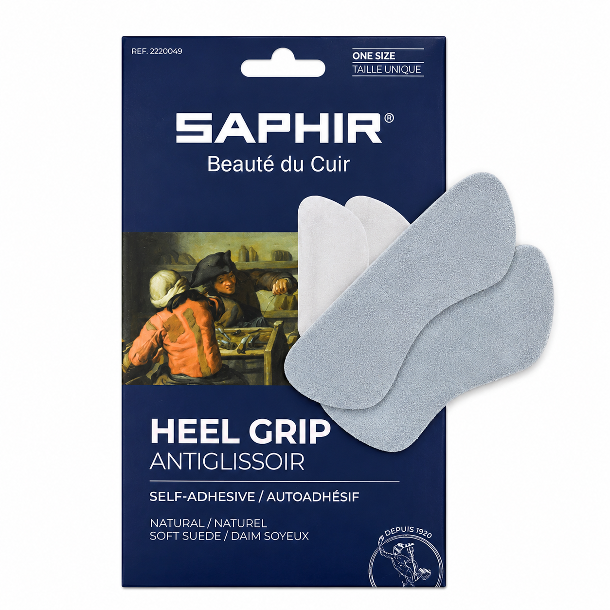 SAPHIR Saphir heel grip - antislip hieltjes grijs