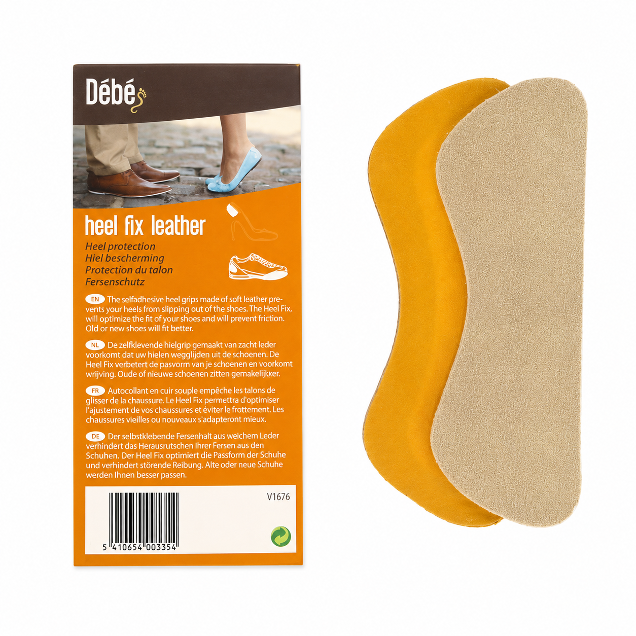 Débé Débé heel fix leather - beige