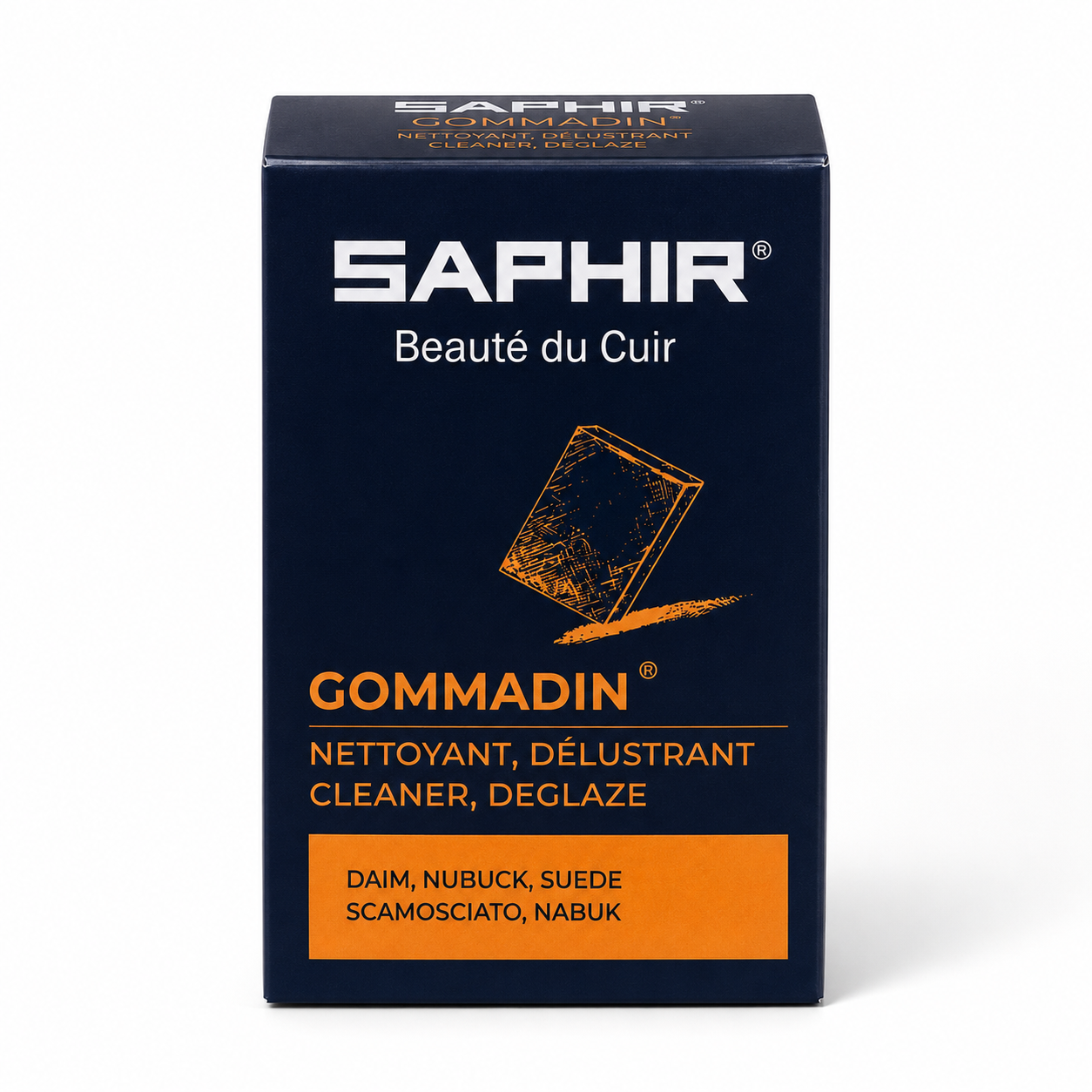 SAPHIR Saphir Gommadin - suèdeblok