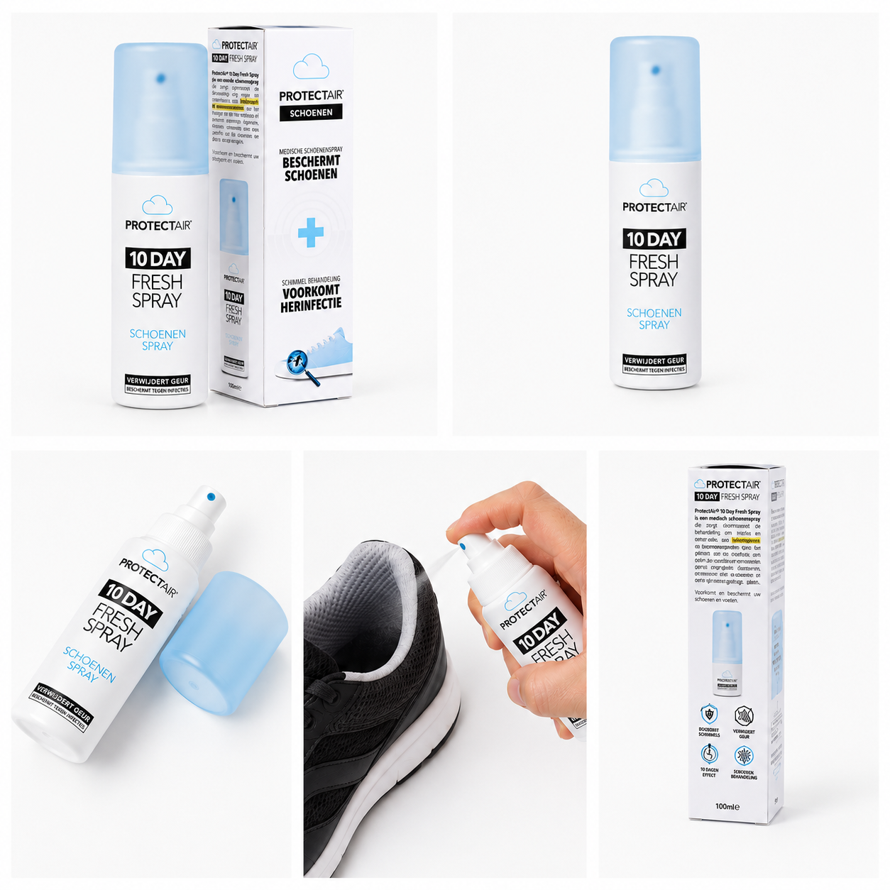 ShoeSupply.eu ProtectAir medische schoenenspray tegen schimmel en geur