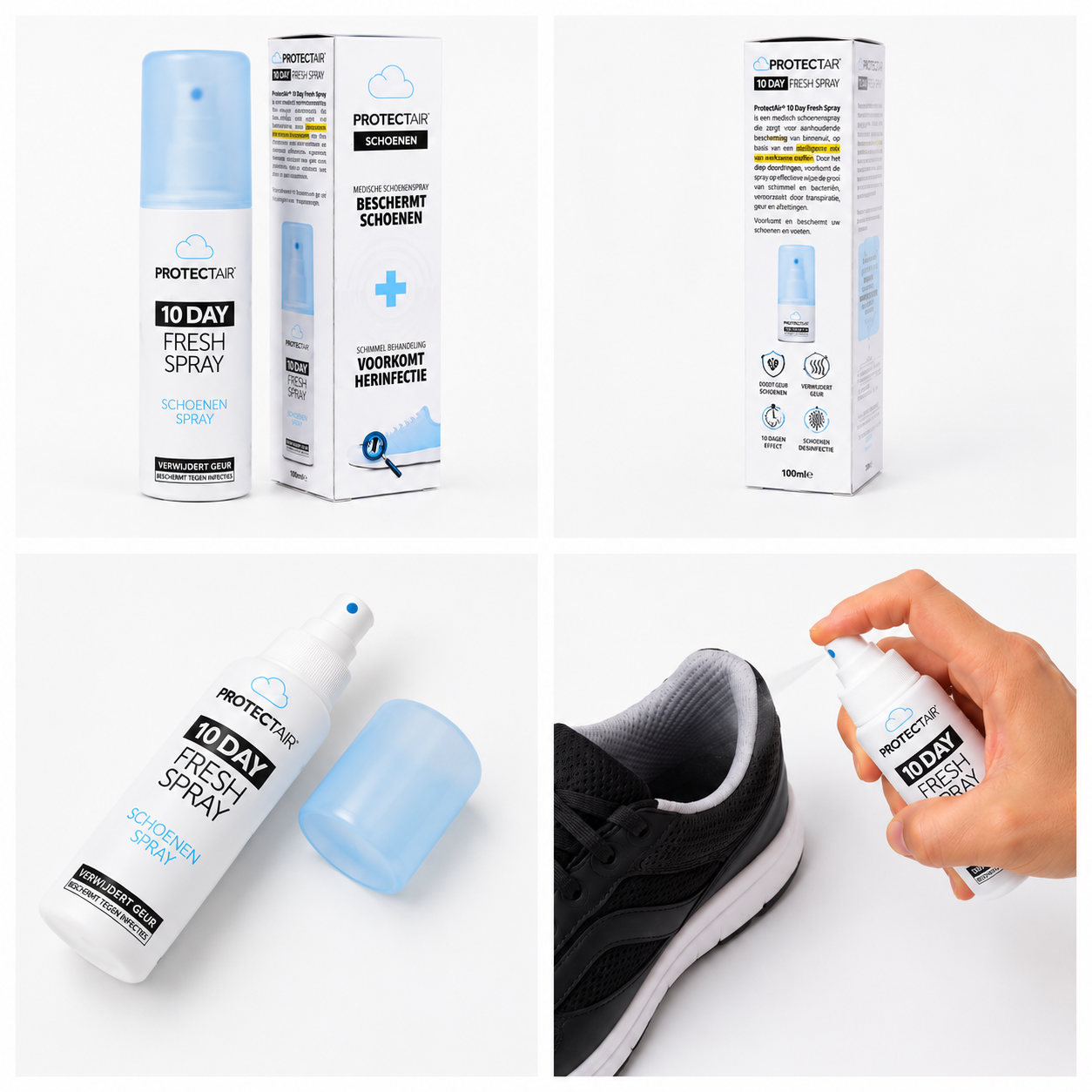 ShoeSupply.eu ProtectAir medische schoenenspray tegen schimmel en geur