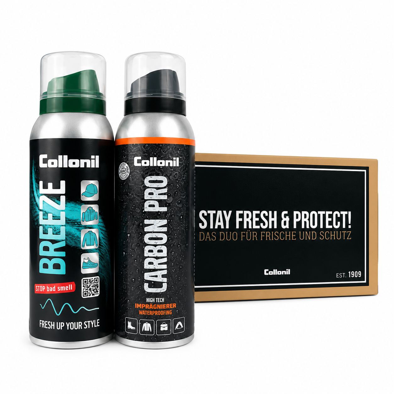 COLLONIL Collonil Stay Fresh & Protect Kit | Carbon Pro & Breeze 2x125ml