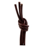 ShoeSupply.eu Ronde leren veters cognac 100cm | Luxe lederen sierveters
