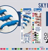 SHOEPS SHOEPS 8 Sky Blue - elastische veters