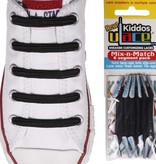 U-LACE VETERS U-Laces kiddos elastische veters zwart 6 stuks