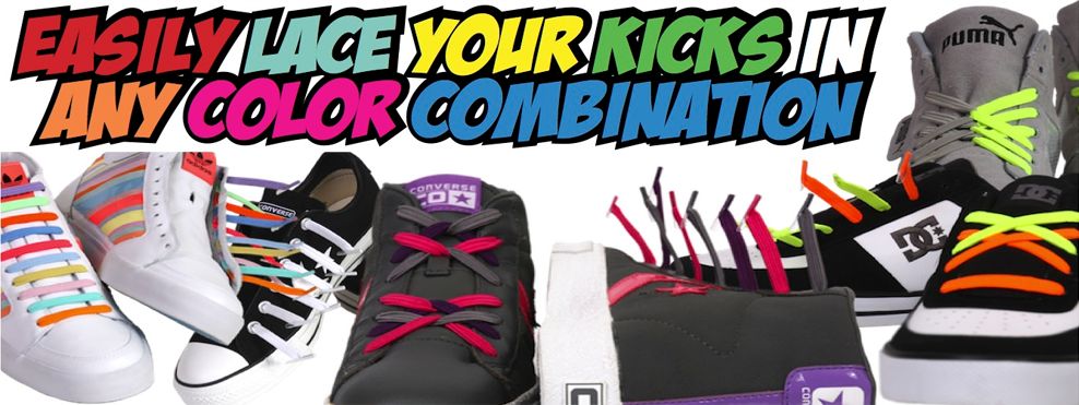 U-LACE VETERS U-Laces kiddos elastische veters zwart 6 stuks