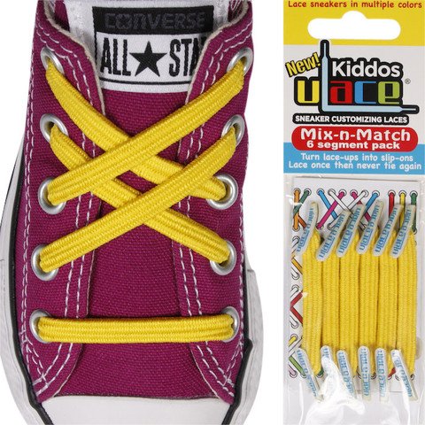 U-LACE VETERS U-Laces kiddos veters geel 6 stuks