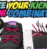 U-LACE VETERS U-Laces kiddos veters shocking pink 6 stuks